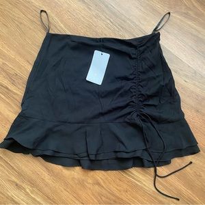 Cotton On Black Ruffle Hem Skirt